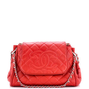 Chanel Timeless Accordion Flap Bag Quilted Caviar